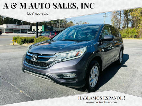 2015 Honda CR-V for sale at A & M Auto Sales, Inc in Alabaster AL
