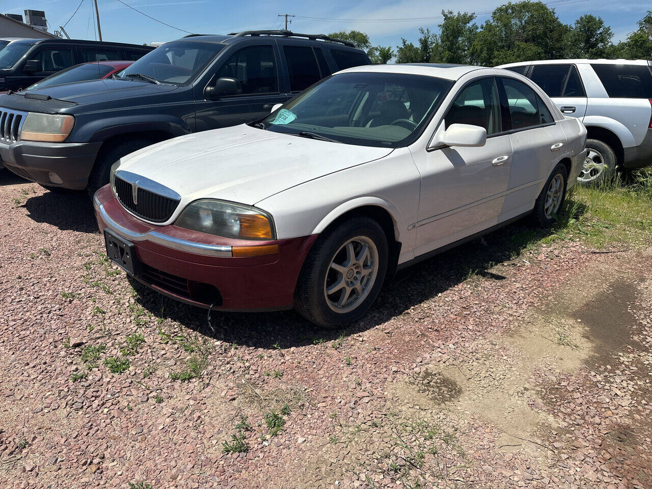 White 2000 Lincoln LS Base 4dr V8 Sedan 2