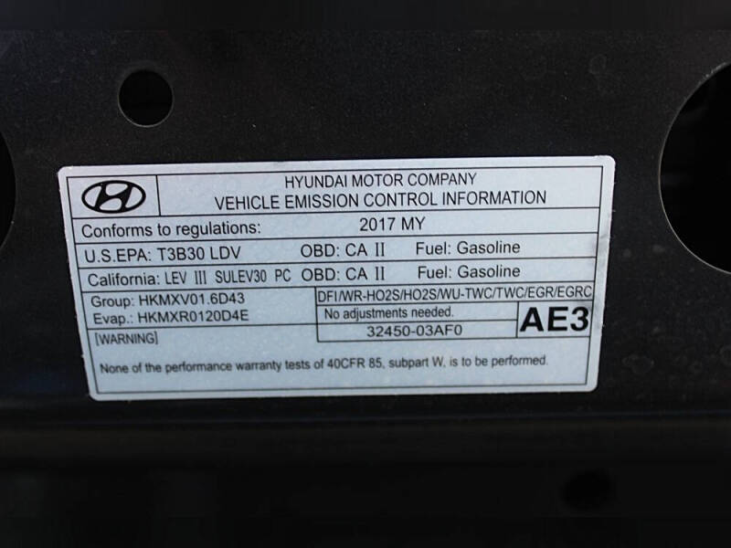 2017 Hyundai Ioniq Hybrid Blue