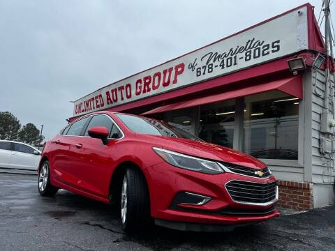 2017 Chevrolet Cruze for sale at Unlimited Auto Group of Marietta in Marietta GA