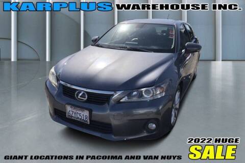 2013 Lexus CT 200h for sale at Karplus Warehouse in Pacoima CA