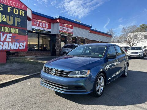 2016 Volkswagen Jetta for sale at HW Auto Wholesale in Norfolk VA