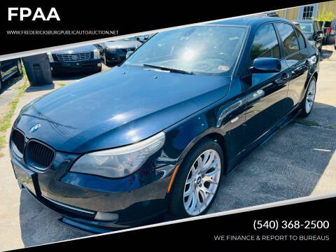 2008 BMW 5 Series for sale at FPAA in Fredericksburg VA