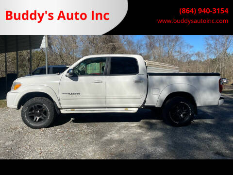 2005 Toyota Tundra for sale at Buddy's Auto Inc in Pendleton, SC