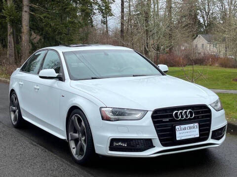 2015 Audi A4 for sale at CLEAR CHOICE AUTOMOTIVE in Milwaukie OR