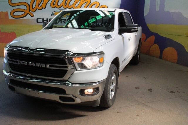 Used 2021 RAM Ram 1500 Pickup Big Horn/Lone Star with VIN 1C6SRFFT3MN638178 for sale in Grand Ledge, MI