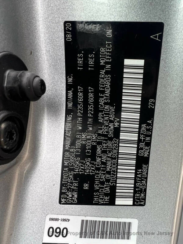 2020 Toyota Sienna L 7-Passenger