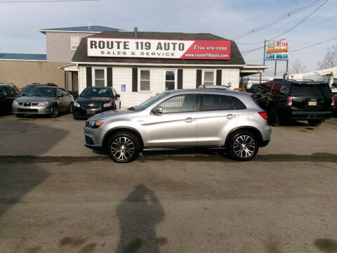 2018 Mitsubishi Outlander Sport for sale at ROUTE 119 AUTO SALES & SVC in Homer City PA