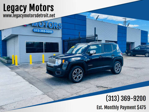 2015 Jeep Renegade for sale at Legacy Motors in Detroit MI