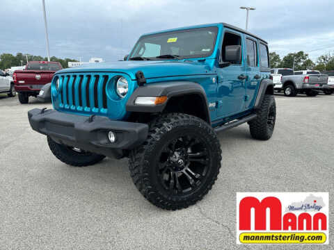 2020 Jeep Wrangler Unlimited for sale at Mann Chrysler Used Cars in Mount Sterling KY