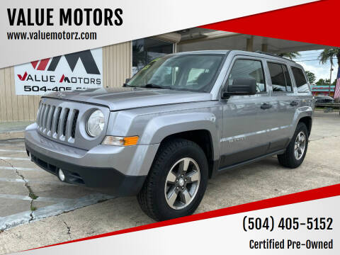 2015 Jeep Patriot for sale at VALUE MOTORS in Kenner LA