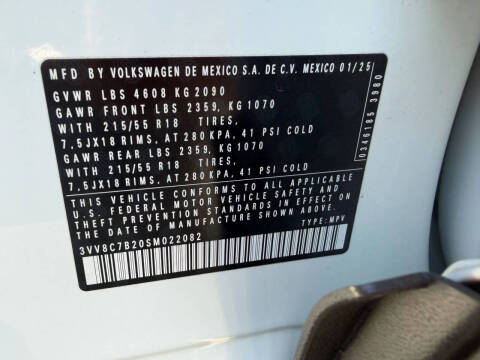 2025 Volkswagen Taos S 4Motion