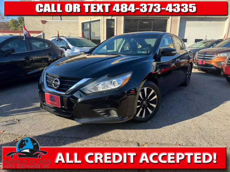 2018 Nissan Altima for sale at World Class Auto Exchange in Lansdowne PA