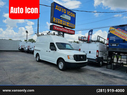 2020 Nissan NV for sale at Auto Icon in Houston TX