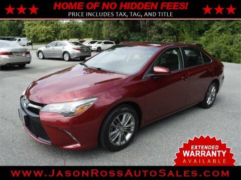 2016 Toyota Camry for sale at Jason Ross Auto Sales in Burlington NC