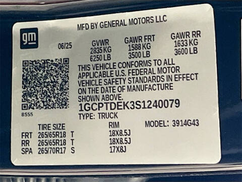 2025 Chevrolet Colorado Z71