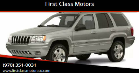 2001 Jeep Grand Cherokee for sale at First Class Motors in Greeley CO