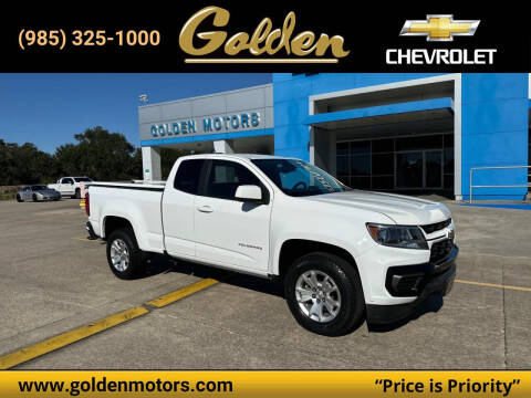 2021 Chevrolet Colorado for sale at GOLDEN MOTORS in Cut Off LA