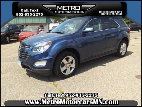 2016 Chevrolet Equinox for sale at Metro Motorcars Inc in Hopkins MN