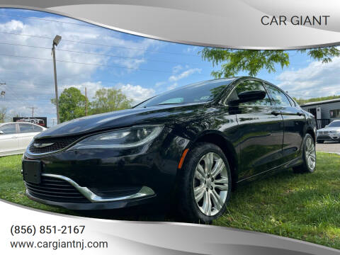 2015 Chrysler 200 for sale at Car Giant in Pennsville NJ