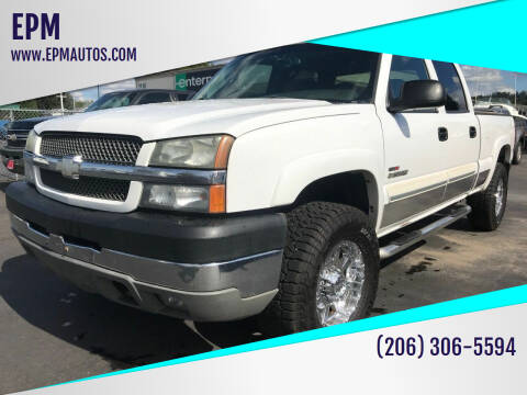 2003 Chevrolet Silverado 2500HD for sale at EPM in Auburn WA