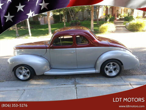 1940 Ford Deluxe for sale at LDT MOTORS in Amarillo TX