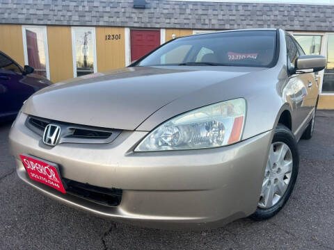 2004 Honda Accord for sale at Superior Auto Sales, LLC in Wheat Ridge CO