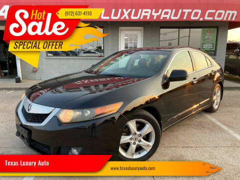 2009 Acura TSX for sale at Texas Luxury Auto in Cedar Hill TX