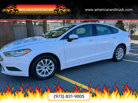 2017 Ford Fusion for sale at AMERI-CAR & TRUCK SALES INC in Haskell NJ