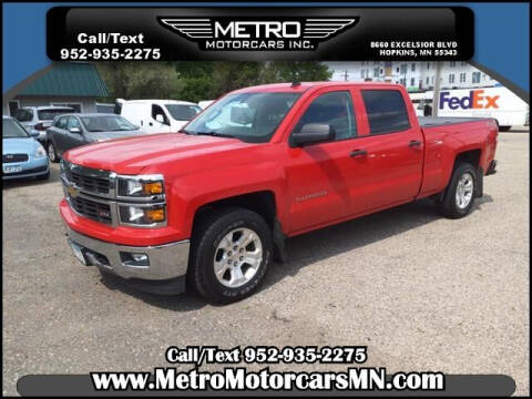2014 Chevrolet Silverado 1500 for sale at Metro Motorcars Inc in Hopkins MN