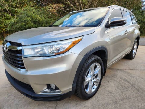 2015 Toyota Highlander for sale at Marks and Son Used Cars in Athens GA