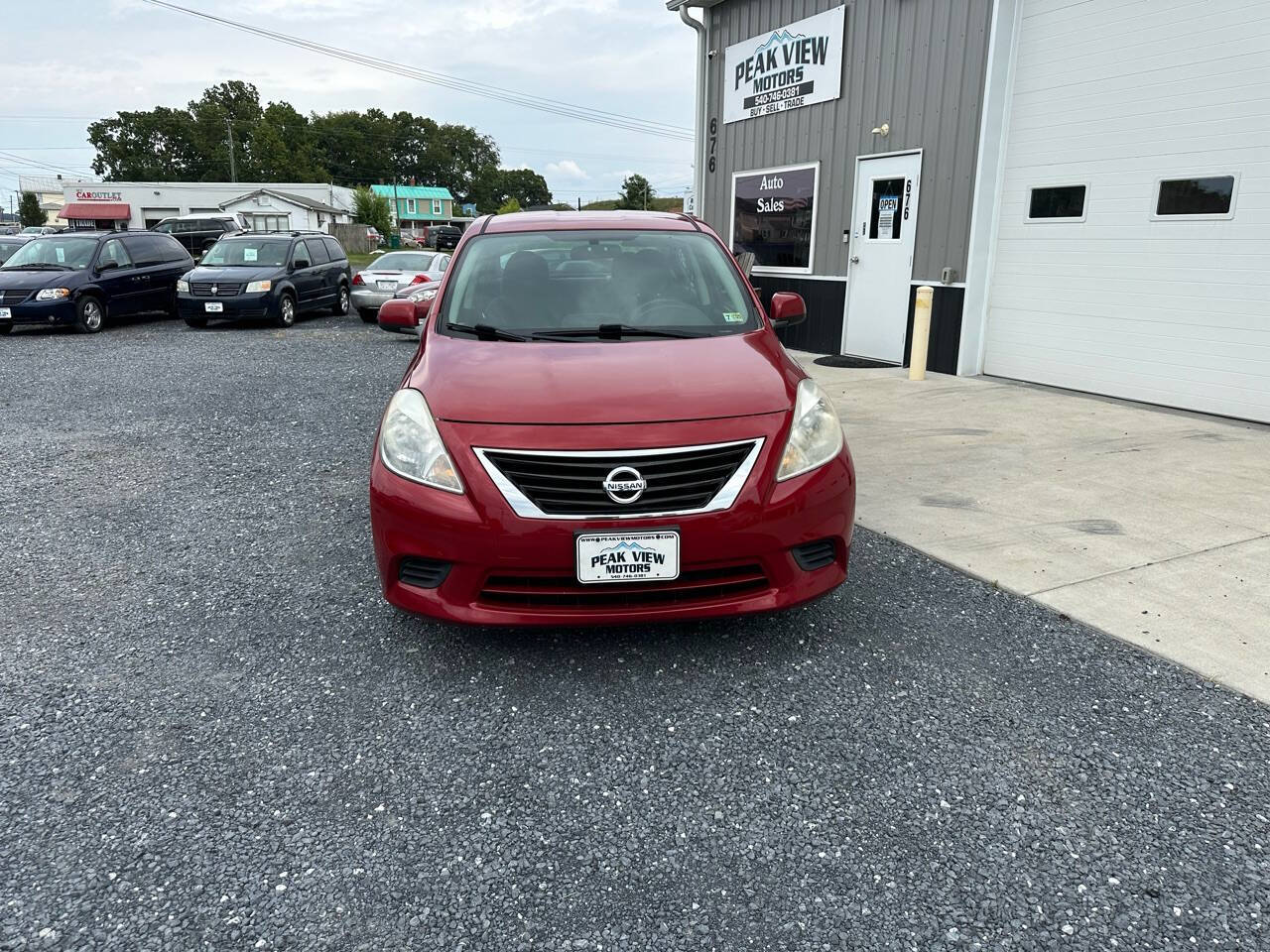 2012 Nissan Versa for sale at PEAK VIEW MOTORS in Mount Crawford, VA