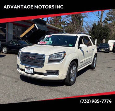 2014 GMC Acadia for sale at ADVANTAGE MOTORS INC in Edison NJ