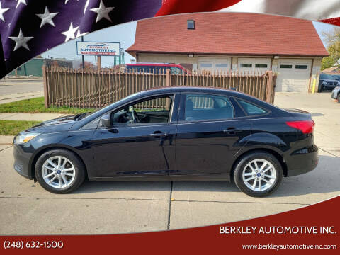 2017 Ford Focus for sale at Berkley Automotive Inc. in Berkley MI