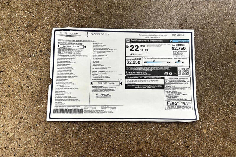 2026 Chrysler Pacifica Select