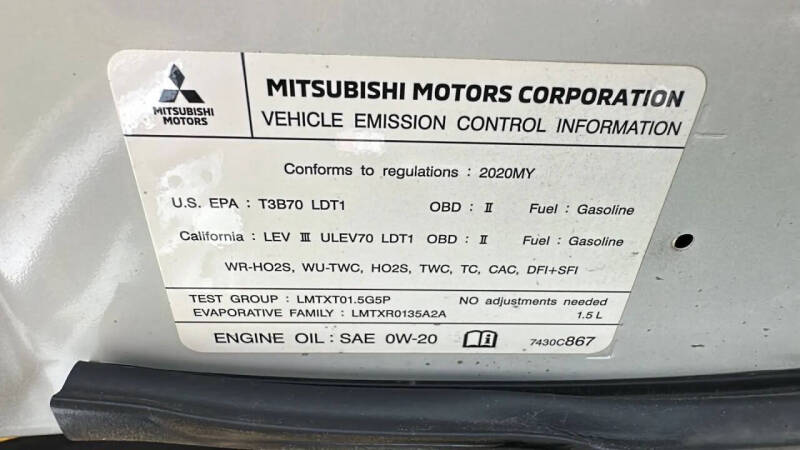 2020 Mitsubishi Eclipse Cross ES