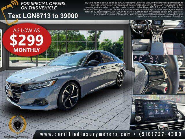 2021 Honda Accord for sale at Certified Luxury Motors in Great Neck NY