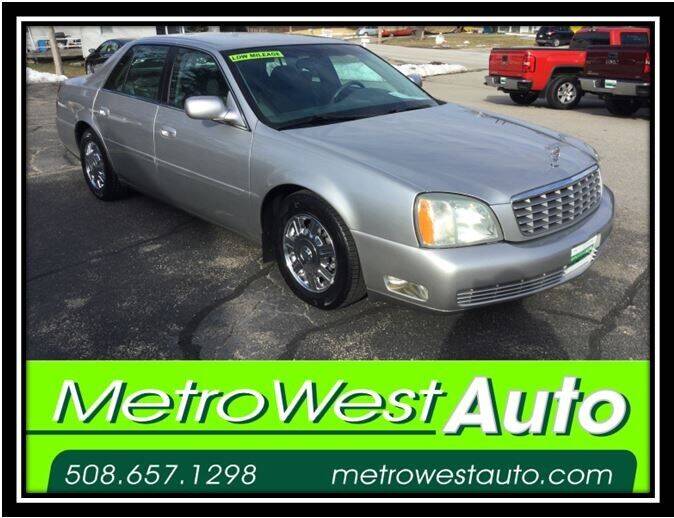 2004 Cadillac DeVille for sale at Metro West Auto in Bellingham MA