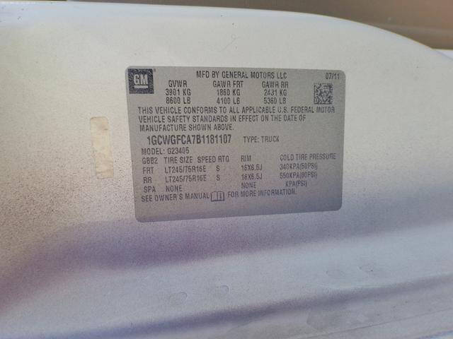 2011 Chevrolet Express 2500