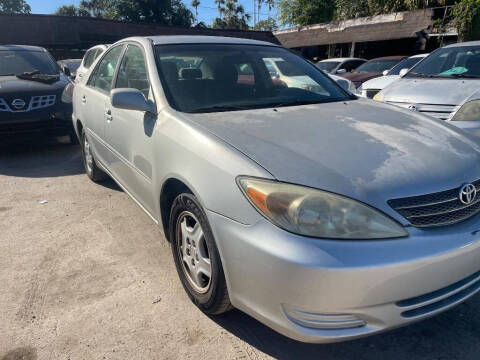 2002 Toyota Camry for sale at STEECO MOTORS in Tampa FL
