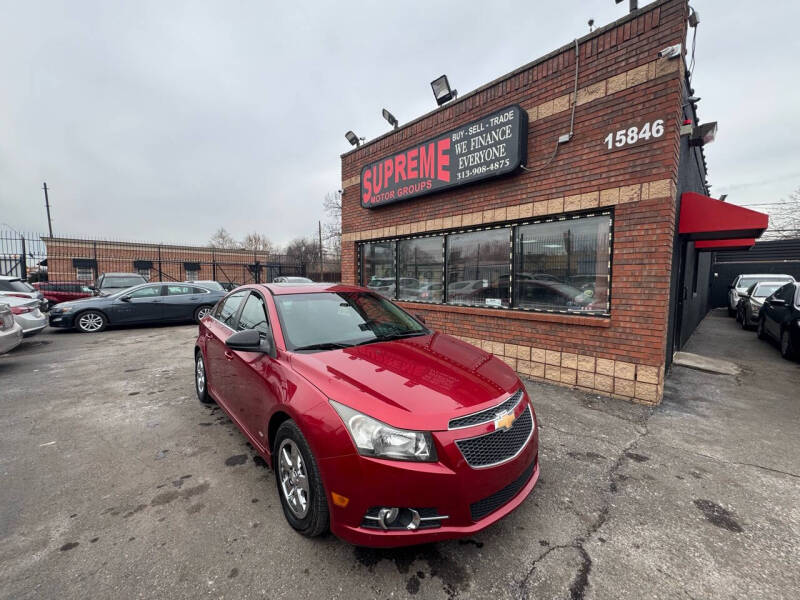 2012 Chevrolet Cruze for sale at Supreme Motor Groups in Detroit MI