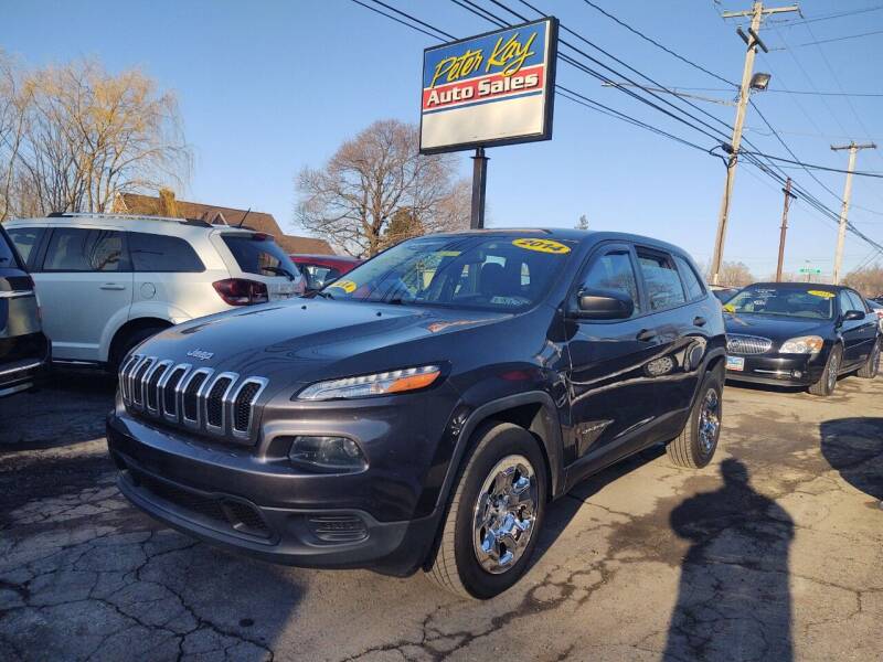 2014 Jeep Cherokee for sale at Peter Kay Auto Sales in Alden NY