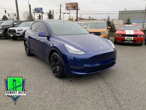 2020 Tesla Model Y for sale at Sunset Auto Wholesale in Tacoma WA