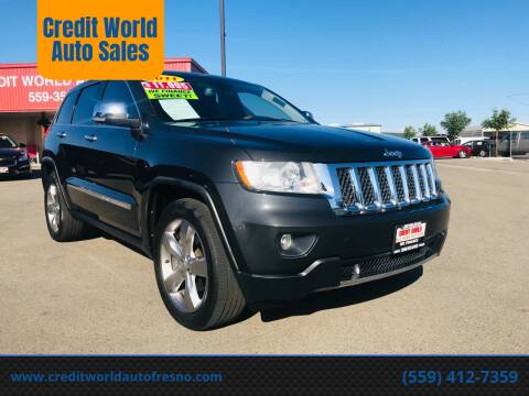 2011 Jeep Grand Cherokee for sale at Credit World Auto Sales in Fresno CA