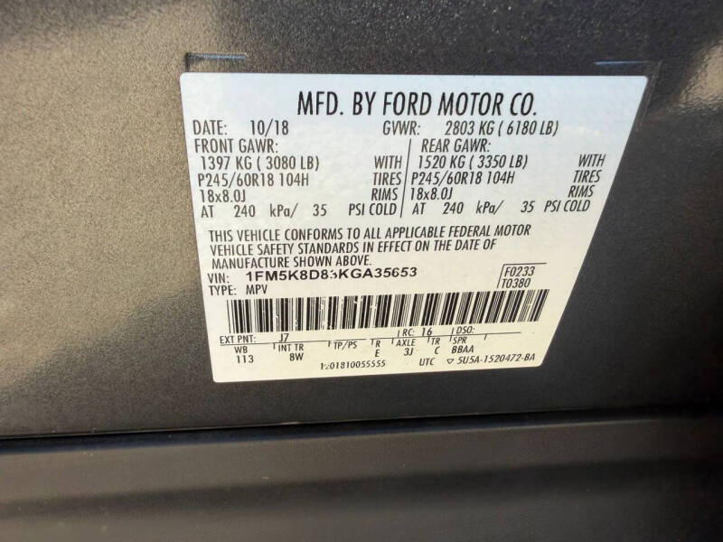2019 Ford Explorer XLT