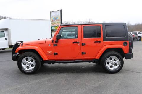 2015 Jeep Wrangler Unlimited for sale at T James Motorsports in Nu Mine PA