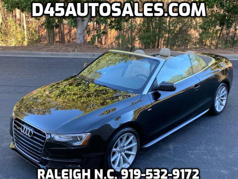 2015 Audi A5 for sale at D45 Auto Brokers in Raleigh NC