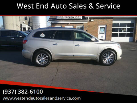 2016 Buick Enclave for sale at West End Auto Sales & Service in Wilmington OH