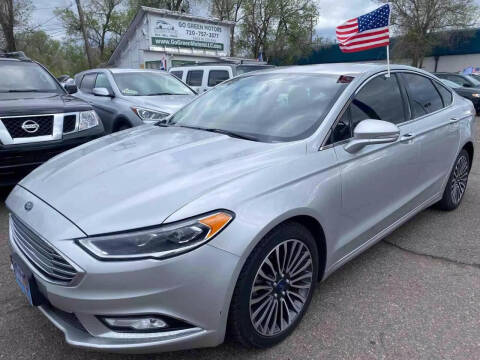 2018 Ford Fusion for sale at GO GREEN MOTORS in Lakewood CO