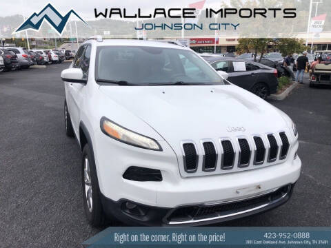 2014 Jeep Cherokee for sale at WALLACE IMPORTS OF JOHNSON CITY in Johnson City TN